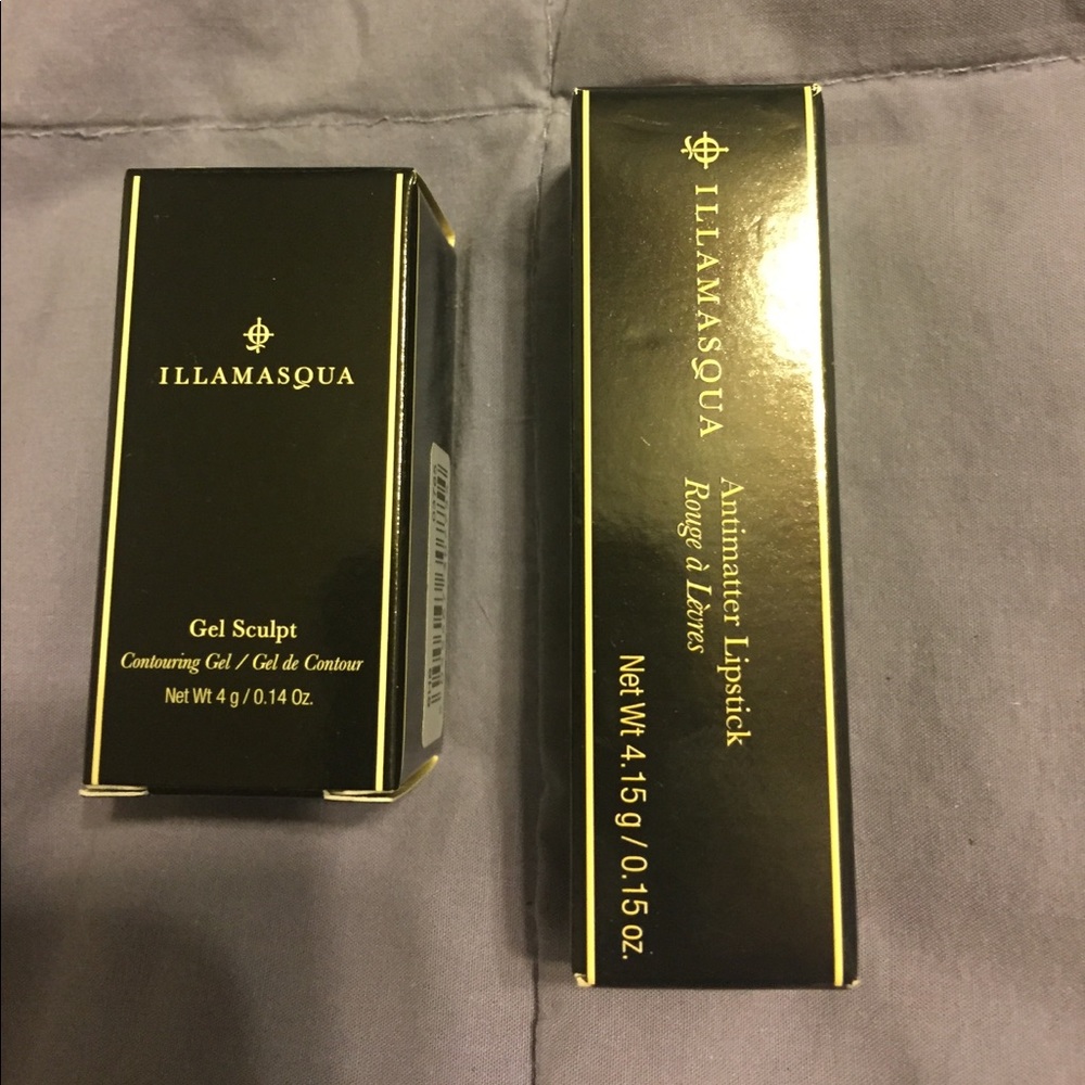 Illamasqua gel sculpt and lipstick bundle